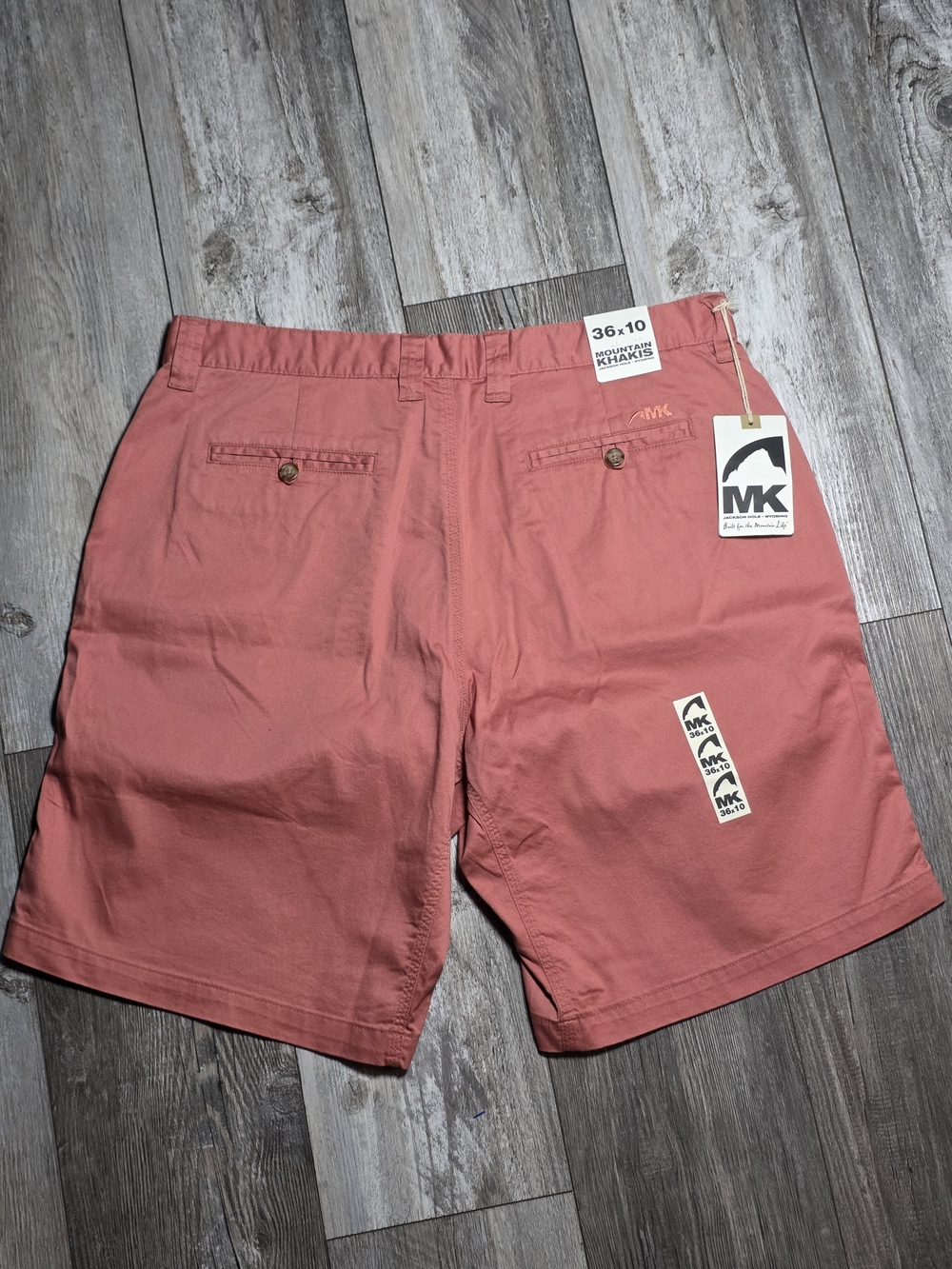 MK Mountain Khakis Men's Lake Lodge Twill 10" Inseam Short Sz 36 *NWT